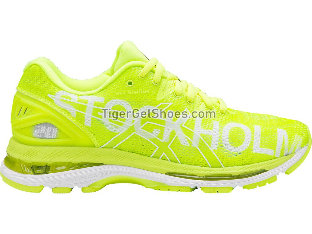 Asics GEL-Nimbus 20 Stockholm Stockholm/2018/Flash Yellow T8C6N-0707 Womens Running Shoes
