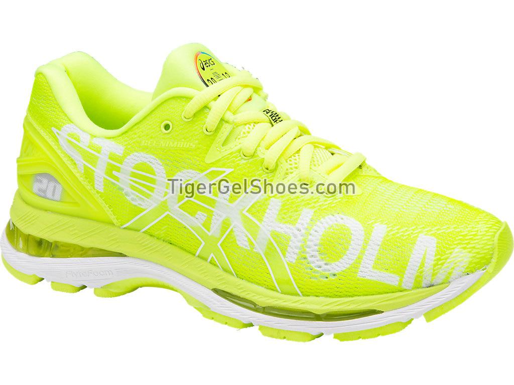 Asics GEL-Nimbus 20 Stockholm Stockholm/2018/Flash Yellow T8C6N-0707 Womens Running Shoes