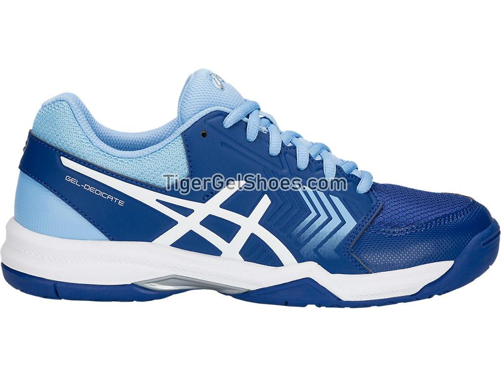 Asics GEL-Dedicate 5 Monaco Blue/White E757Y-400 Womens Tennis Shoes