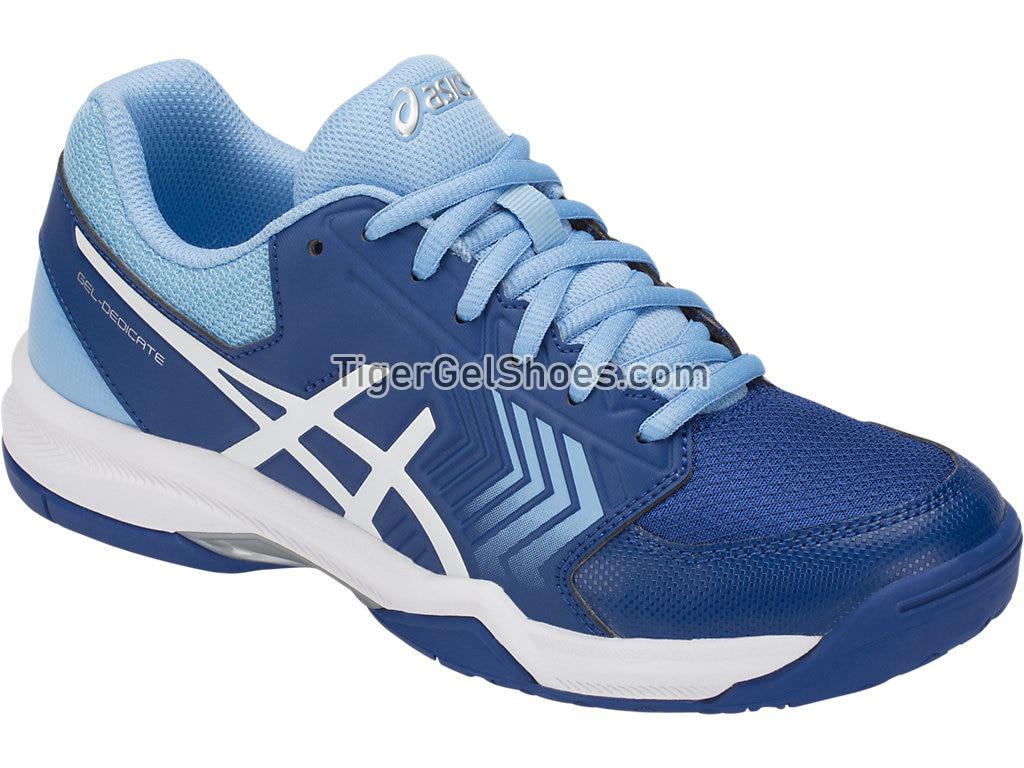 Asics GEL-Dedicate 5 Monaco Blue/White E757Y-400 Womens Tennis Shoes