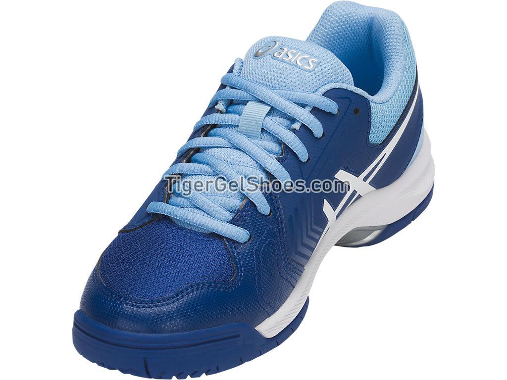 Asics GEL-Dedicate 5 Monaco Blue/White E757Y-400 Womens Tennis Shoes