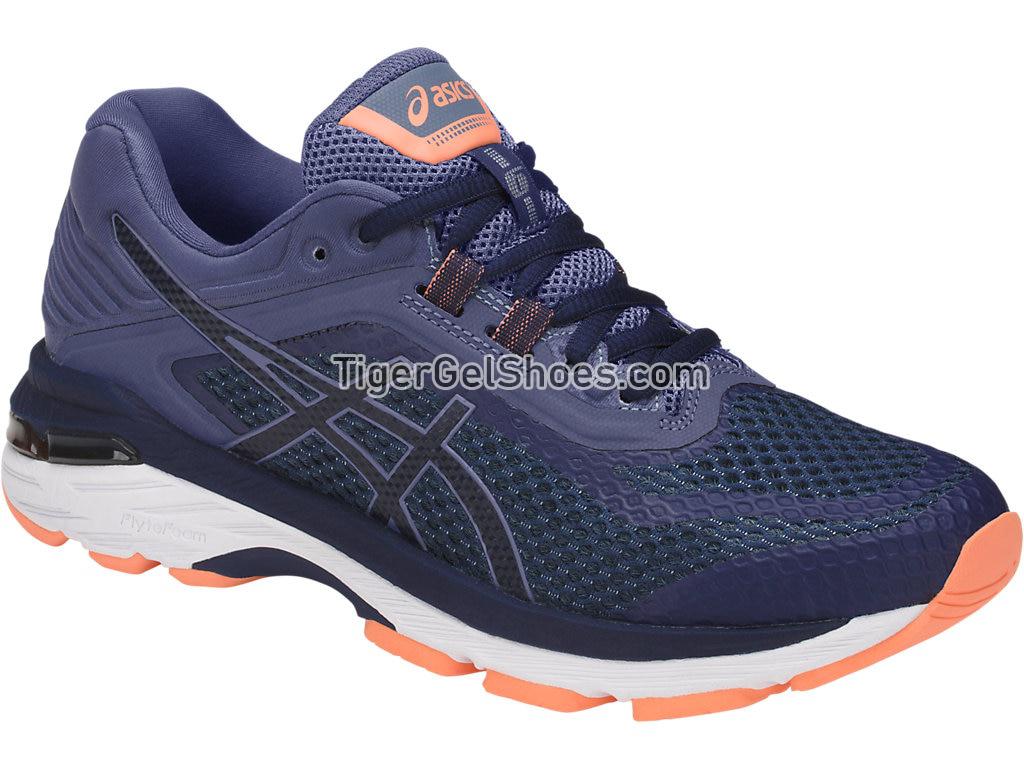 Asics GT-2000 6 Indigo Blue/Indigo Blue/Smoke Blue T855N-4949 Womens Running Shoes