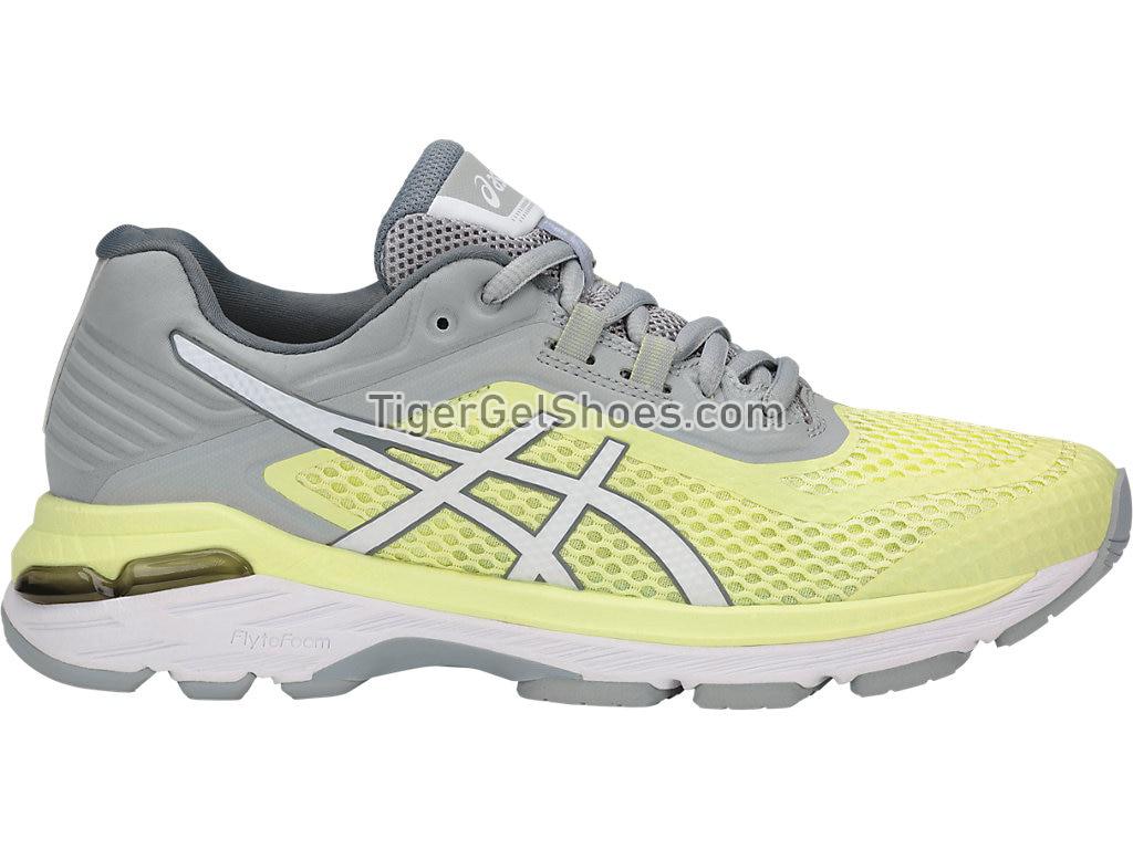 Asics GT-2000 6 Limelight/White/Mid Grey T855N-8501 Womens Running Shoes