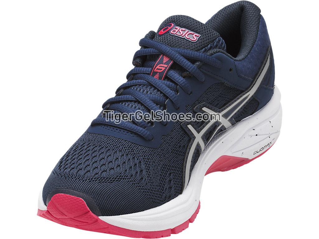Asics GT-1000 6 Insignia Blue/Silver/Rouge Red T7A9N-5093 Womens Running Shoes