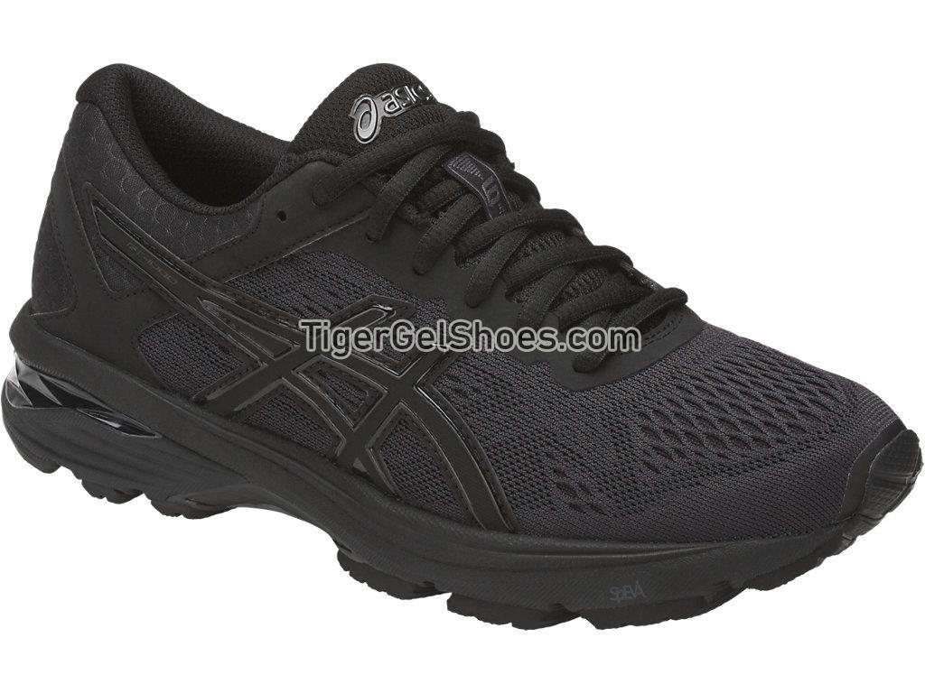 Asics GT-1000 6 Black/Black/Silver T7A9N-9090 Womens Running Shoes