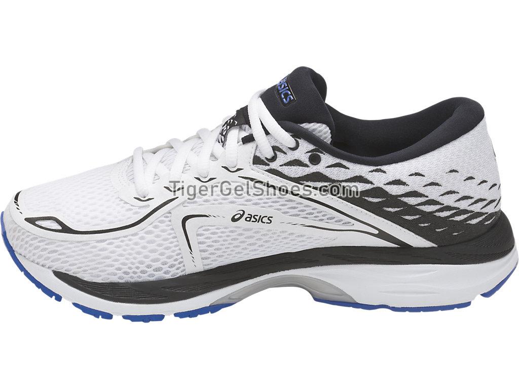 Asics GEL-Cumulus 19 White/Black/Blue Purple T7B8N-0190 Womens Running Shoes