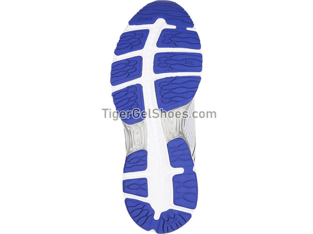 Asics GEL-Cumulus 19 White/Black/Blue Purple T7B8N-0190 Womens Running Shoes