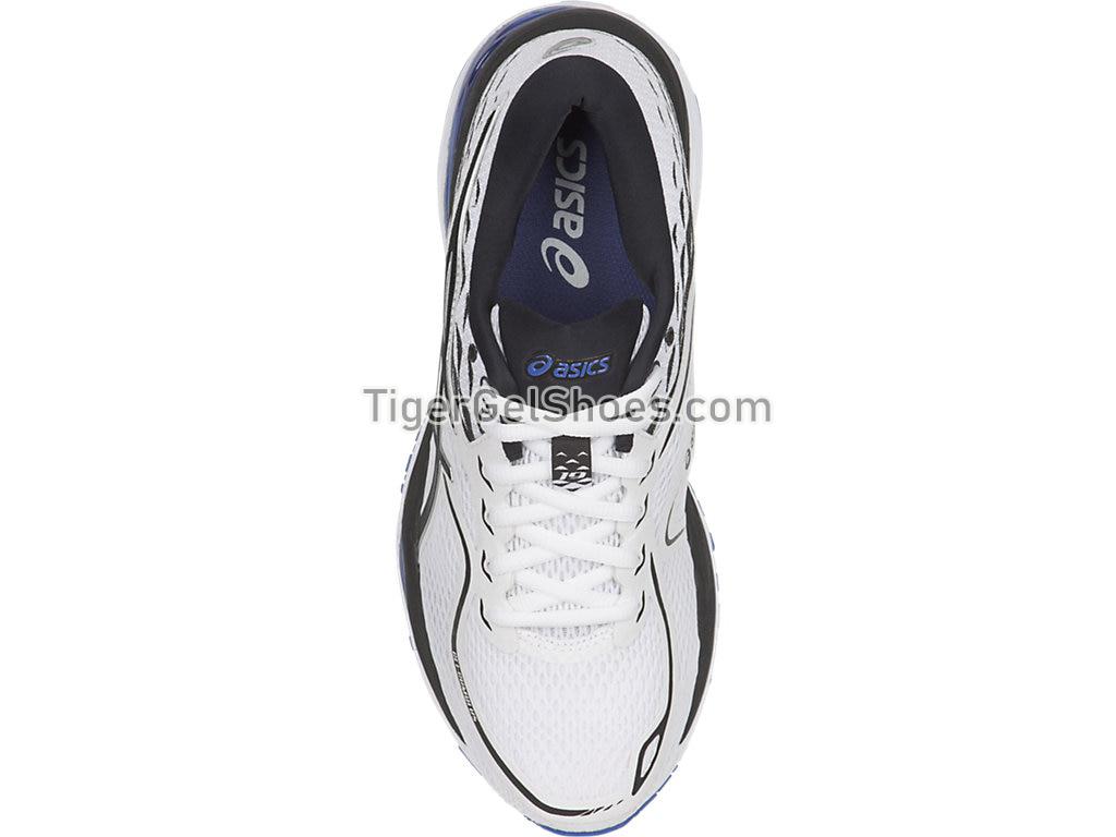 Asics GEL-Cumulus 19 White/Black/Blue Purple T7B8N-0190 Womens Running Shoes