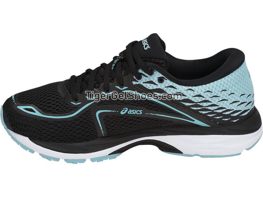 Asics GEL-Cumulus 19 Black/Porcelain Blue/White T7B8N-9014 Womens Running Shoes