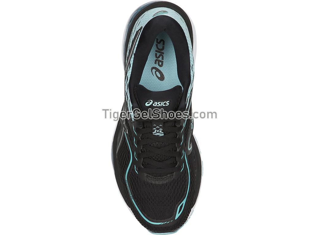 Asics GEL-Cumulus 19 Black/Porcelain Blue/White T7B8N-9014 Womens Running Shoes