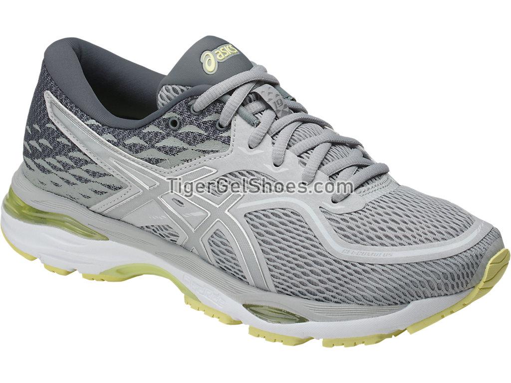 Asics GEL-Cumulus 19 Glacier Grey/Silver/Limelight T7B8N-9693 Womens Running Shoes