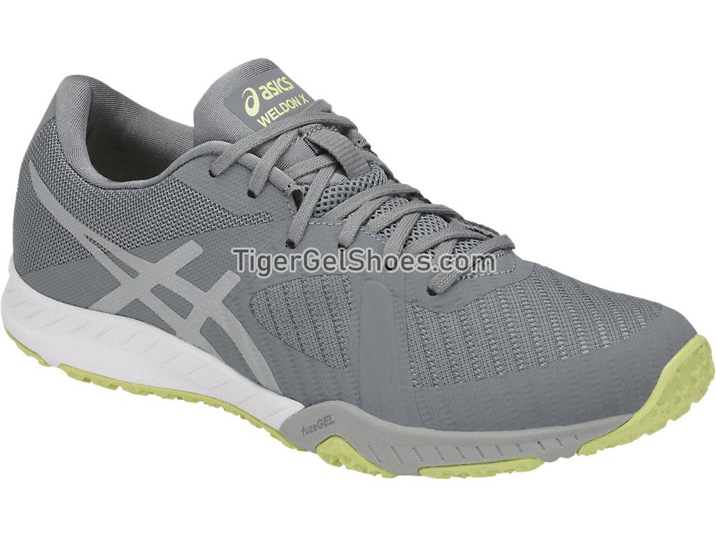 Asics Weldon X Stone Grey/Mid Grey/Limelight S757N-1196 Womens Training Shoes