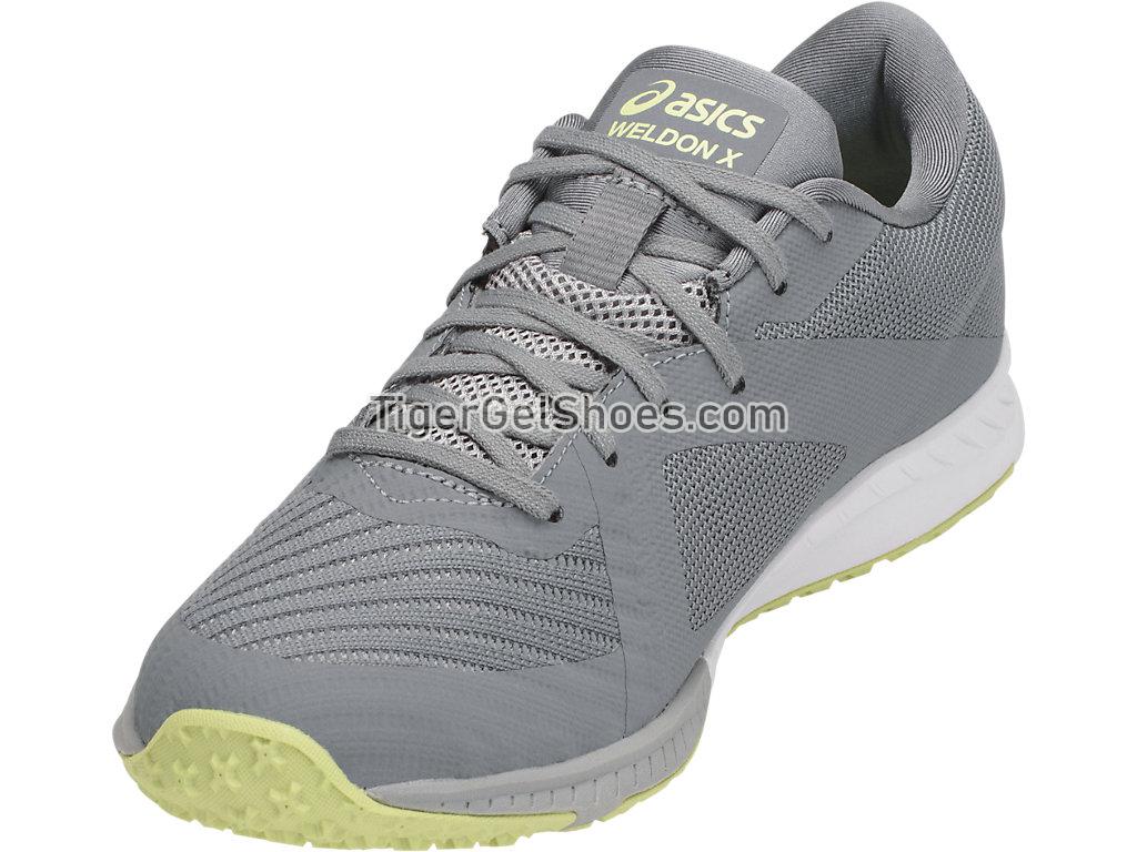 Asics Weldon X Stone Grey/Mid Grey/Limelight S757N-1196 Womens Training Shoes