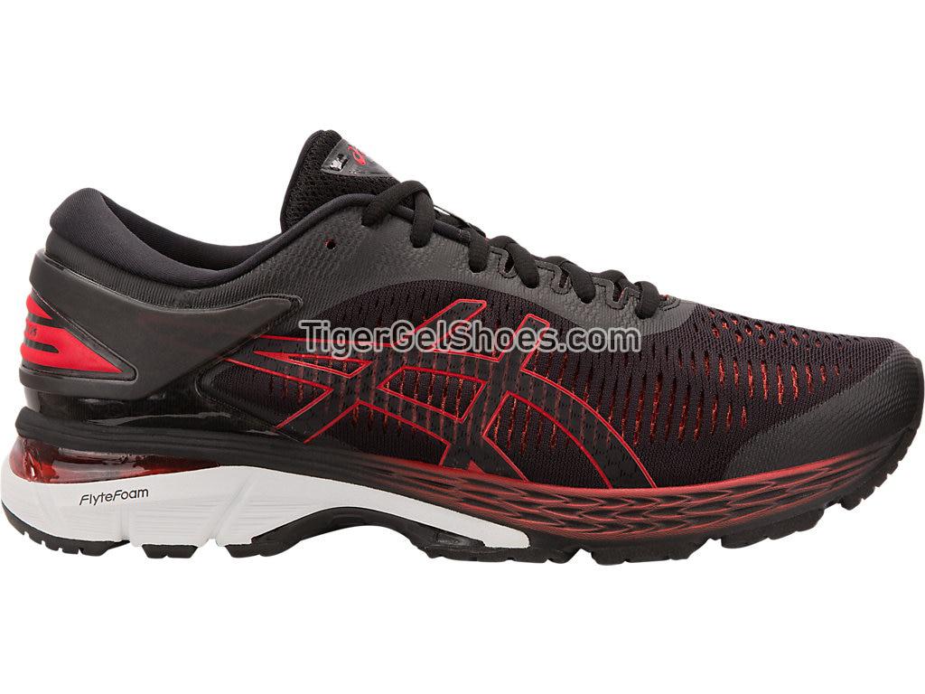 Asics GEL-Kayano 25 Black/Classic Red 1011A019-004 Mens Running Shoes