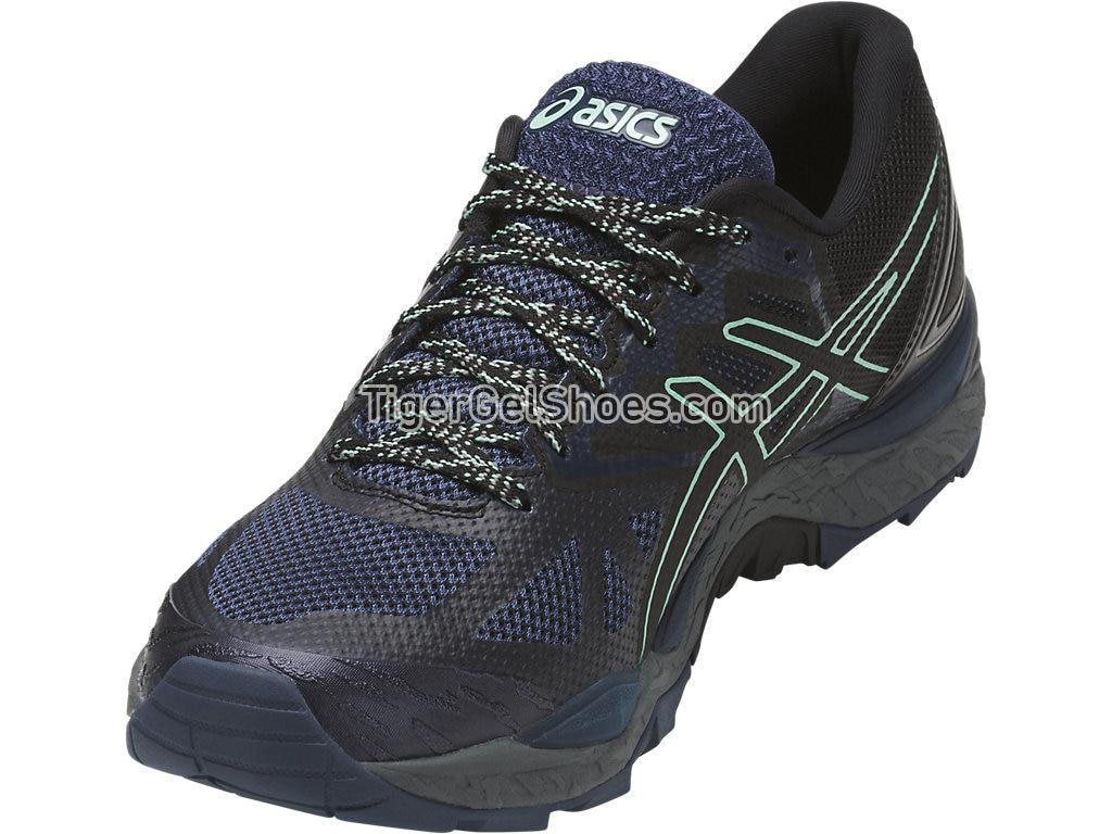 Asics GEL-Fujitrabuco 6 Insignia Blue/Black/Ice Green T7E9N-5090 Womens Trail Running Shoes