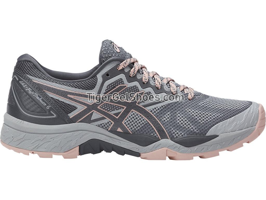 Asics GEL-Fujitrabuco 6 Mid Grey/Carbon/Evening Sand T7E9N-9697 Womens Trail Running Shoes