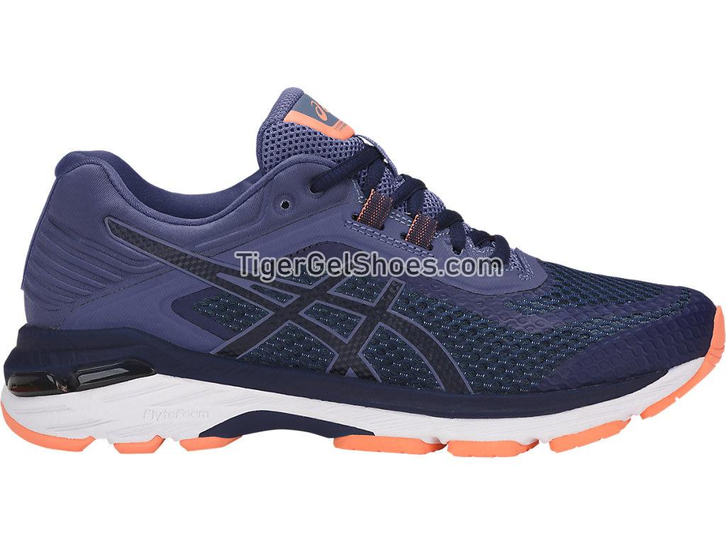 Asics GT-2000 6 (D) Indigo Blue/Indigo Blue/Smoke Blue T856N-4949 Womens Running Shoes
