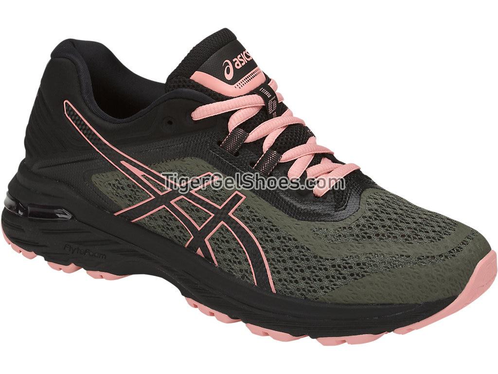 Asics GT-2000 6 Trail Four Leaf Clover/Black/Coral Cloud T8A7N-8190 Womens Trail Running Shoes