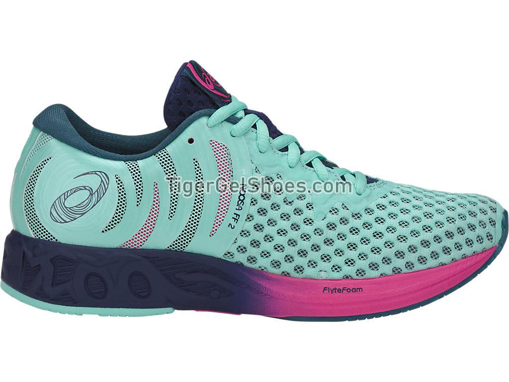 Asics Noosa FF 2 Aruba Blue/Indigo Blue/Fuschia Purple T869N-8849 Womens Running Shoes
