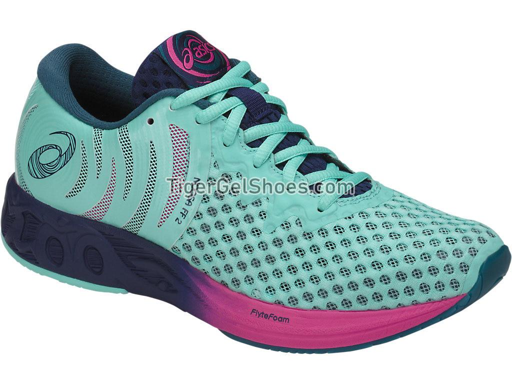 Asics Noosa FF 2 Aruba Blue/Indigo Blue/Fuschia Purple T869N-8849 Womens Running Shoes