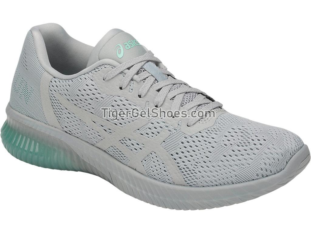 Asics GEL-Kenun MX Mid Grey/Mid Grey/Opal Green T888N-9696 Womens Running Shoes