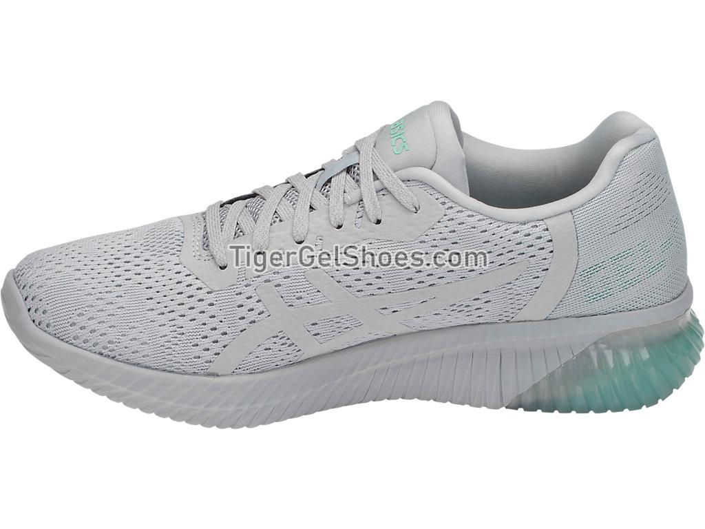 Asics GEL-Kenun MX Mid Grey/Mid Grey/Opal Green T888N-9696 Womens Running Shoes