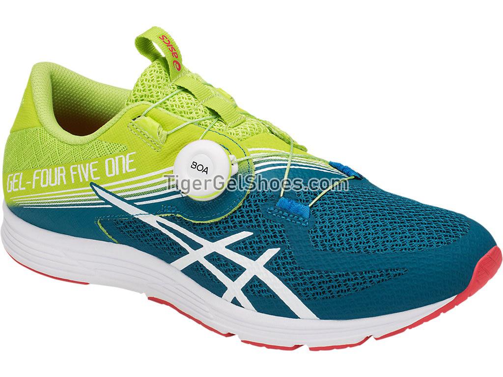 Asics GEL-451 Neon Lime/White T824N-300 Mens Running Shoes