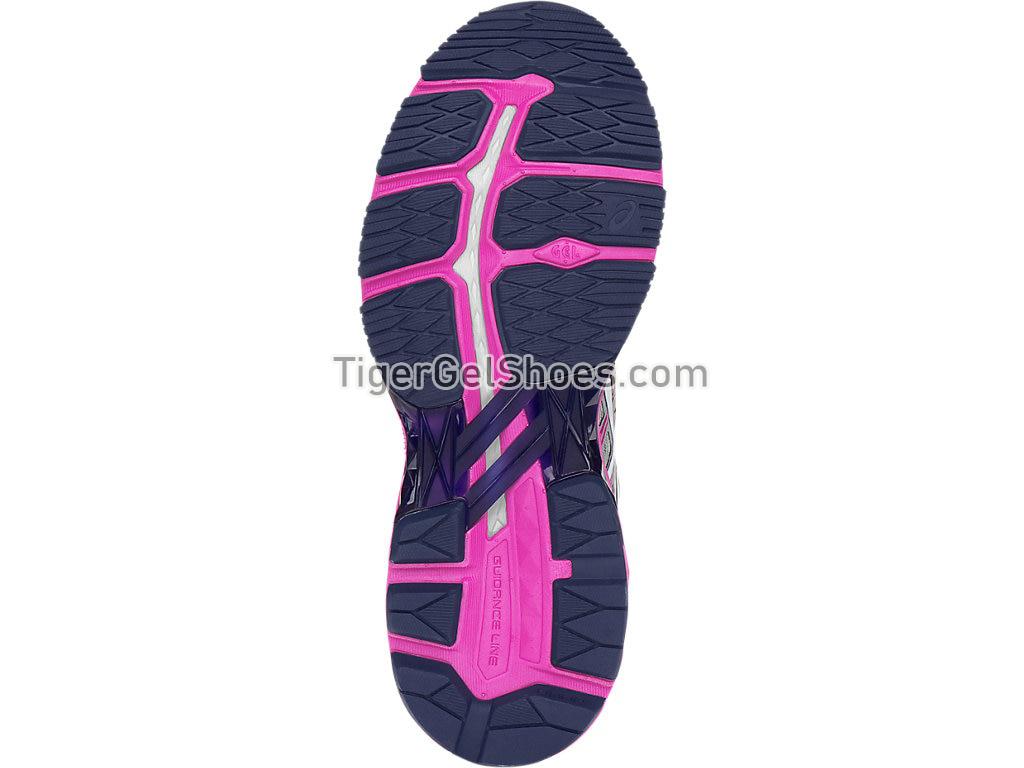 Asics GT-2000 5 Midgrey/White/Pink Glow T757N-9601 Womens Running Shoes