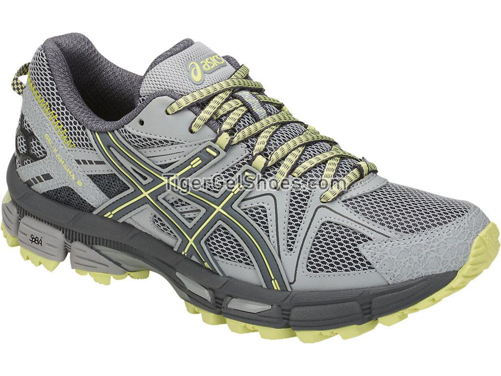 Asics GEL-Kahana 8 Mid Grey/Carbon/Limelight T6L5N-9697 Womens Trail Running Shoes