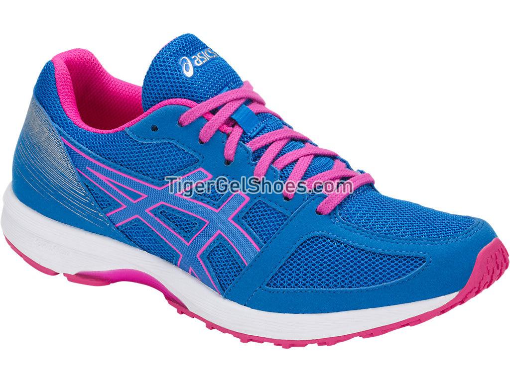 Asics LyteRacer TS 7 Directoire Blue/White/Pink Glow T8B5N-4343 Womens Running Shoes