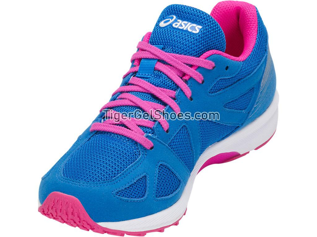 Asics LyteRacer TS 7 Directoire Blue/White/Pink Glow T8B5N-4343 Womens Running Shoes