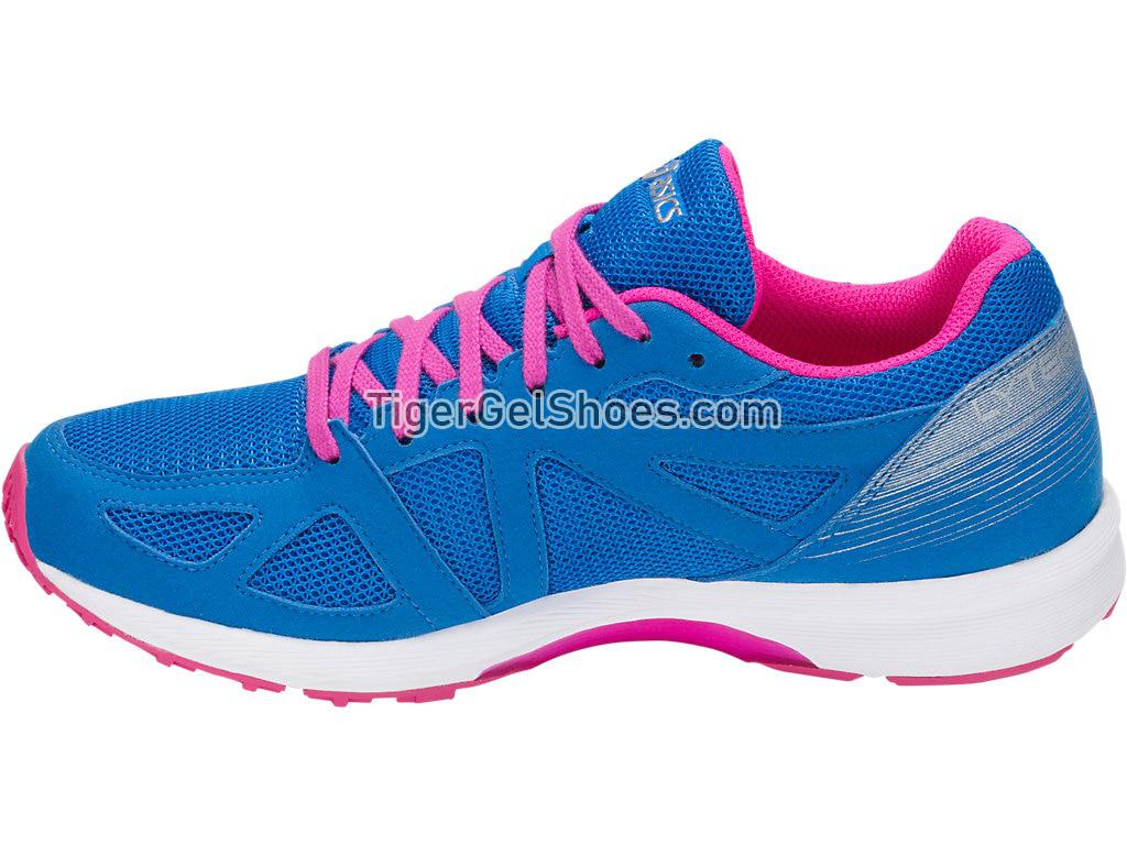 Asics LyteRacer TS 7 Directoire Blue/White/Pink Glow T8B5N-4343 Womens Running Shoes
