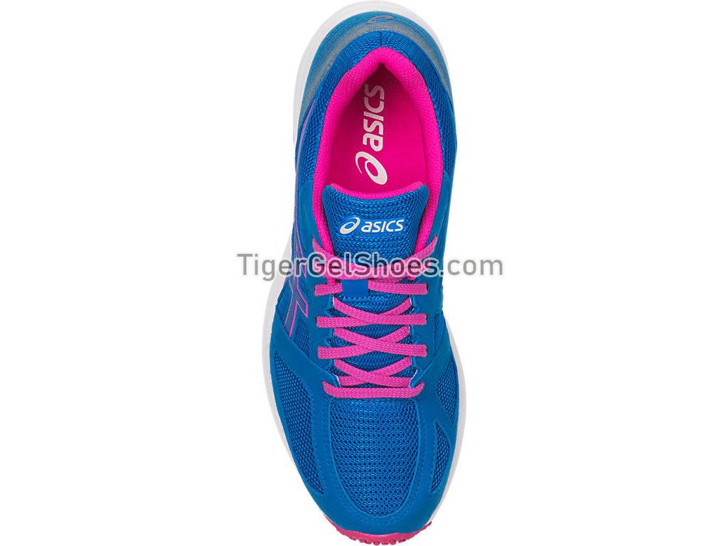 Asics LyteRacer TS 7 Directoire Blue/White/Pink Glow T8B5N-4343 Womens Running Shoes