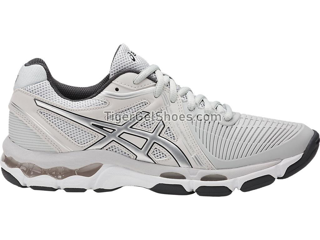 Asics GEL-Netburner Ballistic Glacier Grey/Silver/Dark Grey B557Y-9693 Womens Volleyball Shoes
