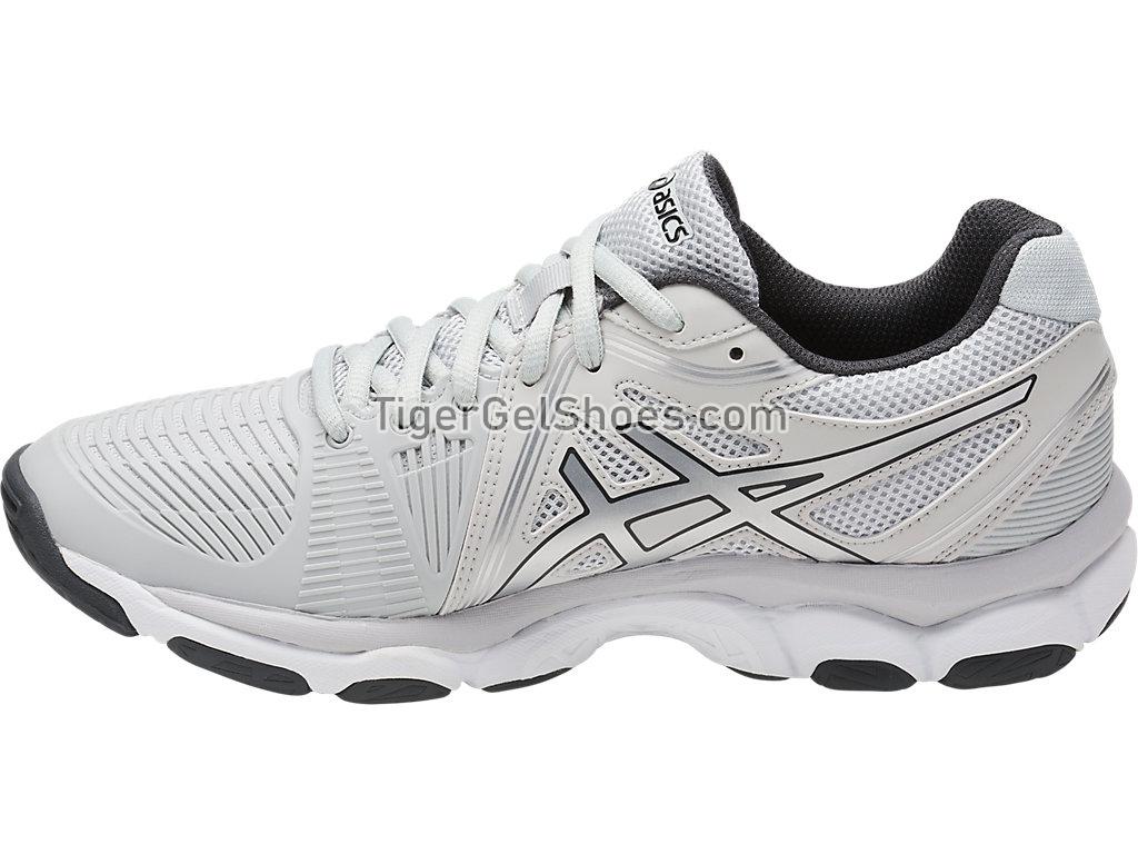 Asics GEL-Netburner Ballistic Glacier Grey/Silver/Dark Grey B557Y-9693 Womens Volleyball Shoes