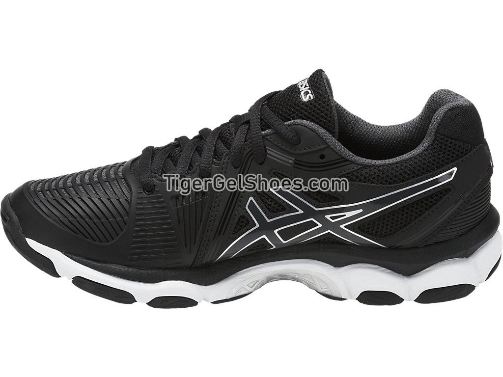 Asics GEL-Netburner Ballistic Black/Dark Grey/White B557Y-9095 Womens Volleyball Shoes