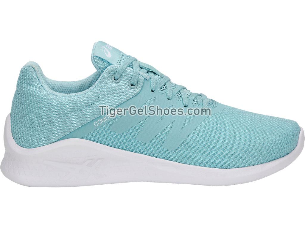 Asics COMUTORA Porcelain Blue/Porcelain Blue/White T881N-1414 Womens Running Shoes