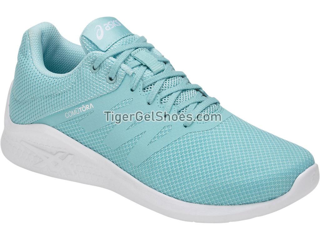 Asics COMUTORA Porcelain Blue/Porcelain Blue/White T881N-1414 Womens Running Shoes