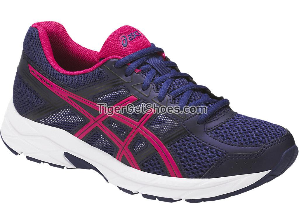 Asics GEL-Contend 4 Indigo Blue/Cosmo Pink/Black T765N-4920 Womens Running Shoes