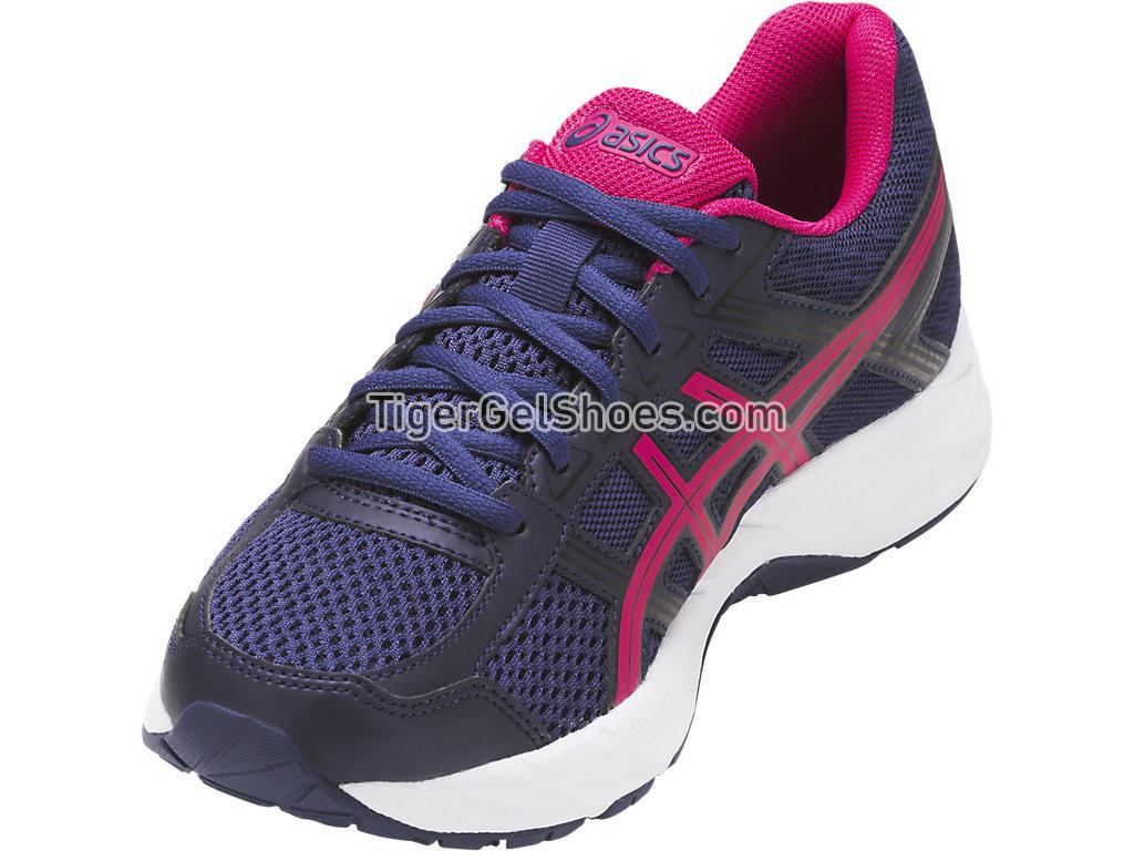 Asics GEL-Contend 4 Indigo Blue/Cosmo Pink/Black T765N-4920 Womens Running Shoes