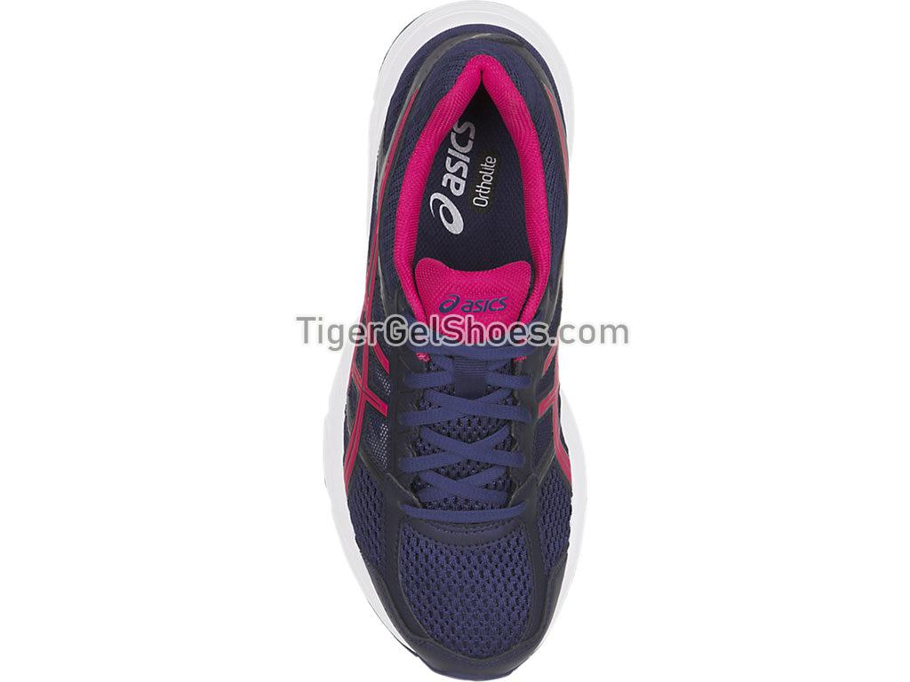 Asics GEL-Contend 4 Indigo Blue/Cosmo Pink/Black T765N-4920 Womens Running Shoes