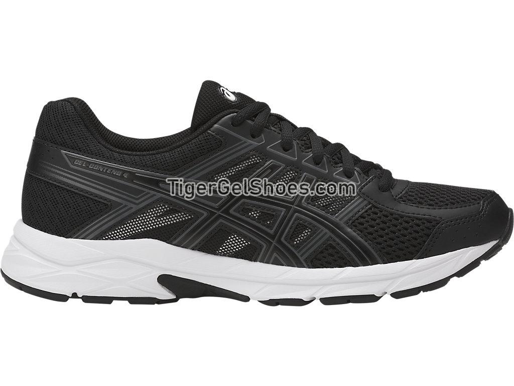 Asics GEL-Contend 4 Black/Black/Carbon T765N-9090 Womens Running Shoes