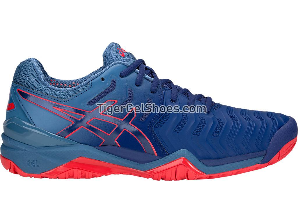 Asics GEL-Resolution 7 Blue Print/Blue Print E701Y-400 Mens Tennis Shoes