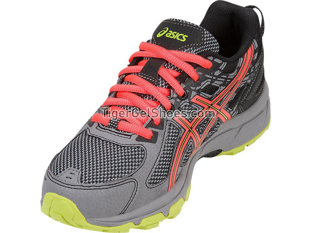 Asics GEL-Venture 6 Phantom/Coral/Lime T7G6Q-1606 Womens Trail Running Shoes