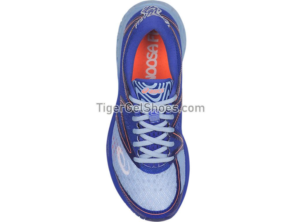 Asics Noosa FF Airy Blue/Blue Purple/Flash Coral T772N-3948 Womens Running Shoes