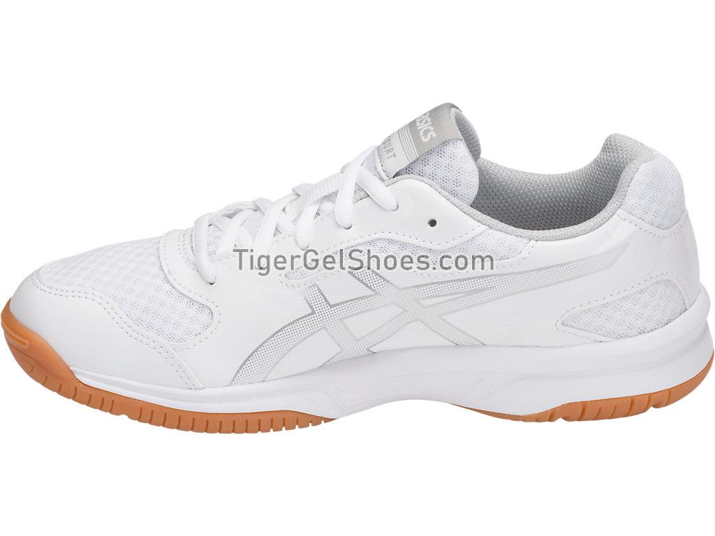 Asics Upcourt 2 White/Silver B755Y-0193 Womens Volleyball Shoes