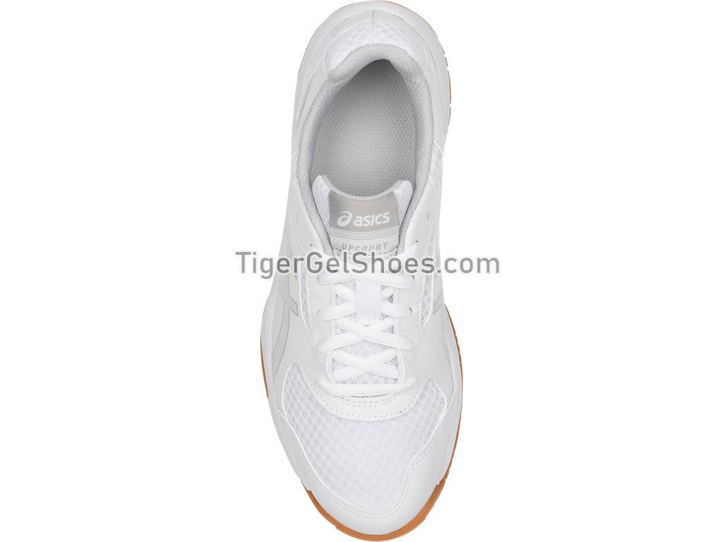 Asics Upcourt 2 White/Silver B755Y-0193 Womens Volleyball Shoes