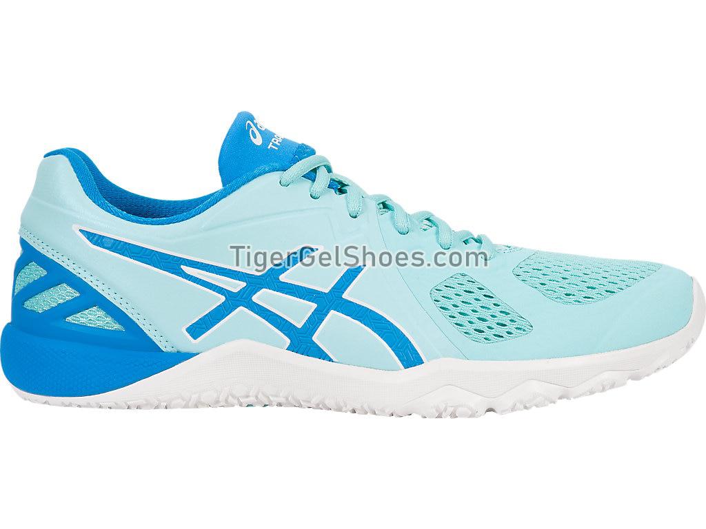 Asics Conviction X Aqua Splash/Diva Blue/White S753N-6743 Womens Training Shoes