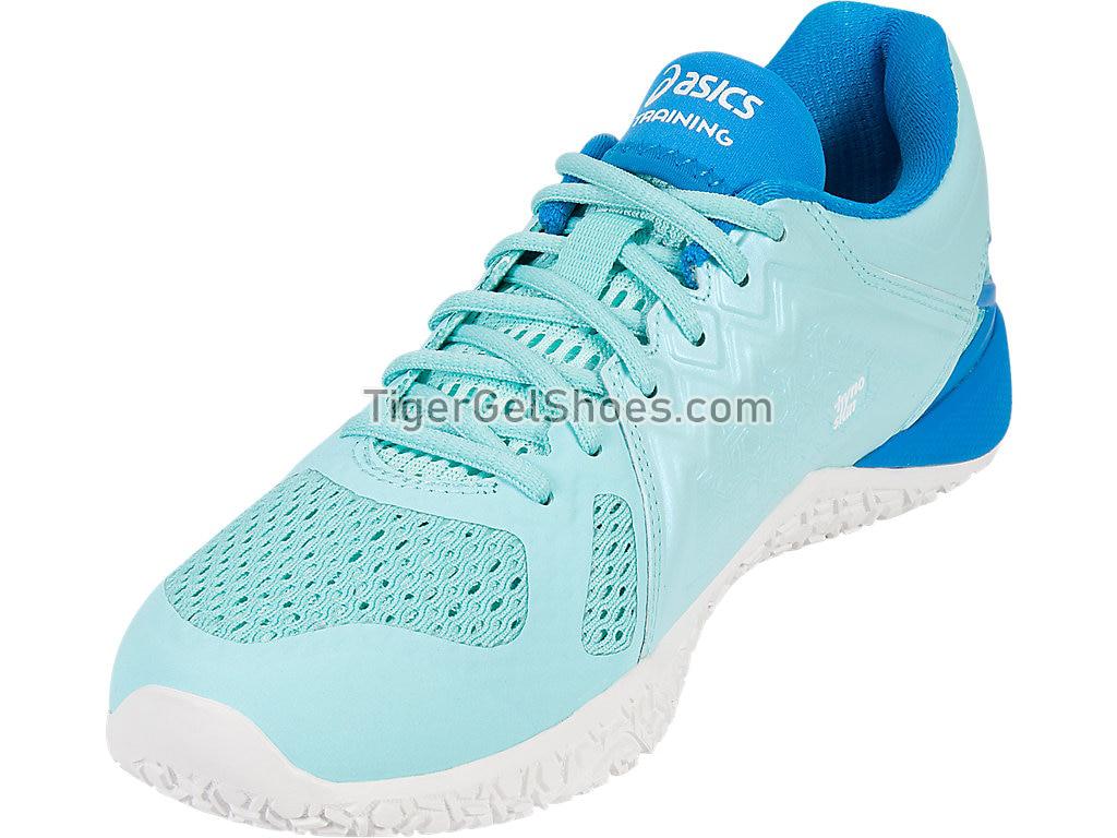 Asics Conviction X Aqua Splash/Diva Blue/White S753N-6743 Womens Training Shoes