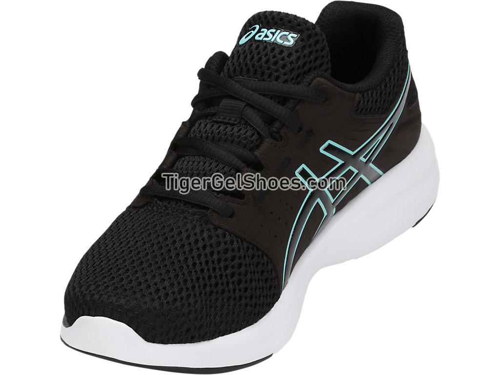 Asics GEL-Moya Black/Black/Aruba Blue T891N-9090 Womens Running Shoes